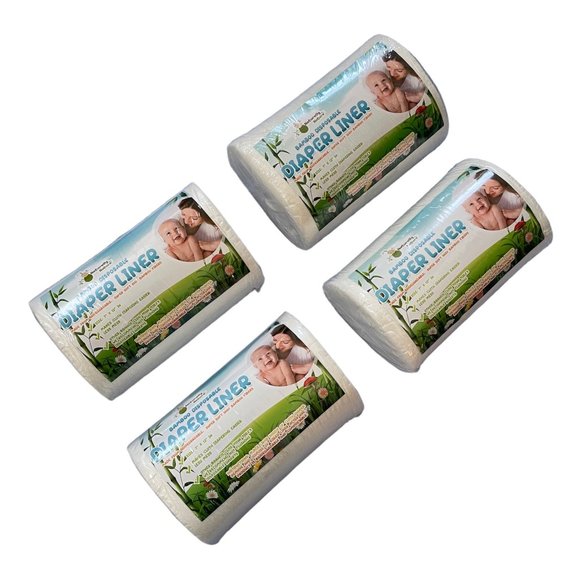 Naturally Nature Accessories Set Of 4 Bamboo Disposable Diaper